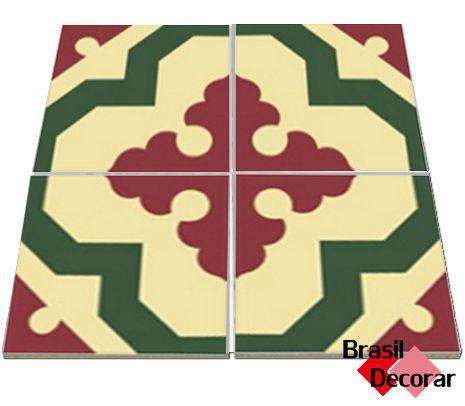 Decorado Florões 20×20