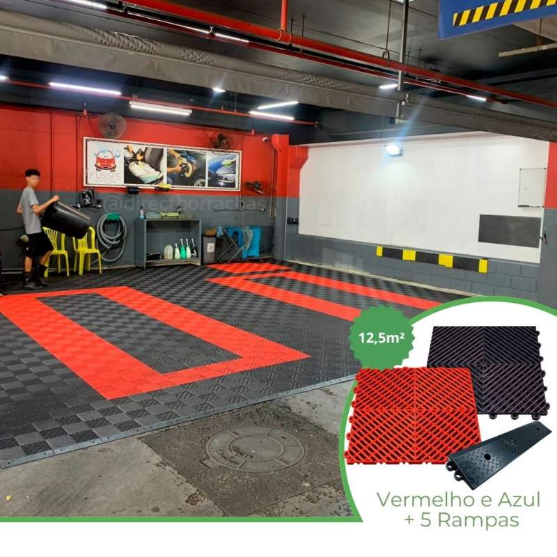 Imagem ilustrativa de Piso modular para oficina